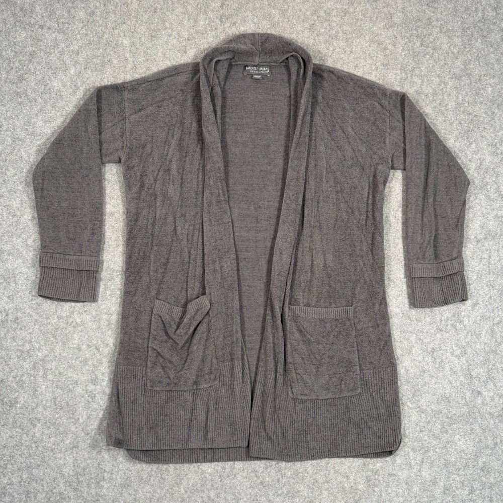 Barefoot Dreams CozyChic Ultra Lite Double Ribbed Cardigan Women's Size XXS/XS